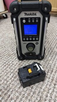 Radio Makita + baterka AVACOM 4000mAh 18V pro Makita