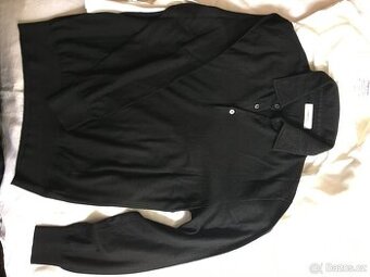 Nádherný černý polo svetr Ermenegildo Zegna