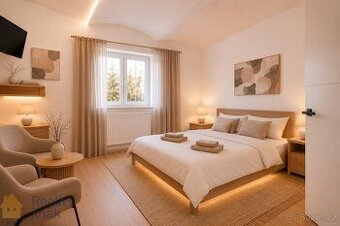 Prodej apartmánů 1+kk, 19 m2, zahrada, bazén, Dolní Dunajovi