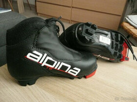 Jako nové dětské boty na běžky Alpina velikost 28 upínání N