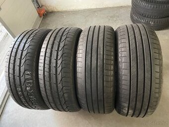 prodám letní pneumatiky 235/50/18  Pirelli,Bridgestone sada