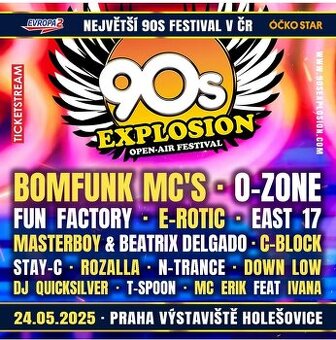 90s EXPLOSION, prodám levněji 1-4 normální a 1-4  VIP.