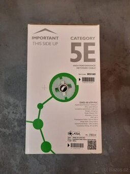 Instalační kabel CAT5e - UTP - PVC Solarix - 1