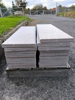 Bazénový lem, dlažba na schody 80x25x3cm