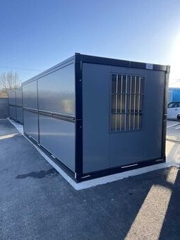 Mobilní buňka, skladový kontejner, 2 barvy, včetně elektro