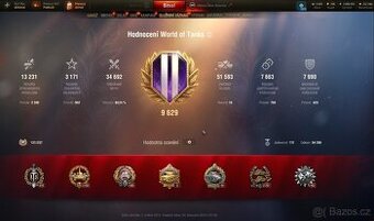 účet World of Tanks