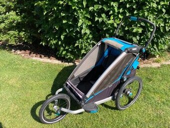 Thule chariot sport 1 včetně ski setu