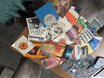 46x malych vinyl plotny