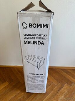 MELINDA cestovní postýlka Bomimi Grey melange