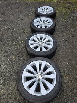 Prodám Alu kola 5x112 r17 s pneu