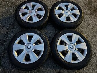 4ks plech 15 5x100, Zimni 75% F3, Rapid