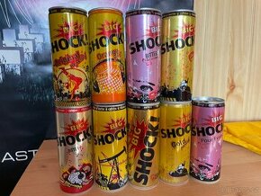 Sběratelské plechovky od big shock