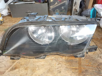 BMW E46,  přední světla,