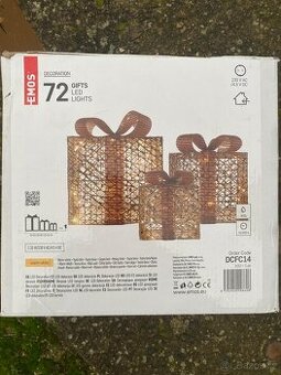 Emos DCFC14 LED dekorace dárky 3x, Nové