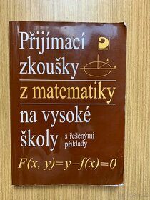 učebnice Přijímací zkoušky z matematiky na VŠ