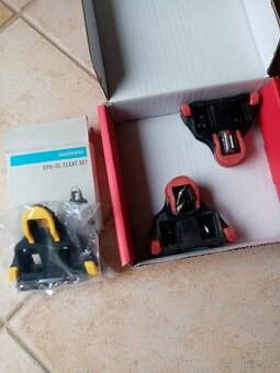 Zarážky / kufry pro pedály Shimano SPD-SL silniční kolo