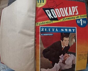 10 x vázaný starý časopis Rodokaps 7.