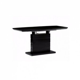 HT-420 rozkládací jídelní stůl v elegantní černé