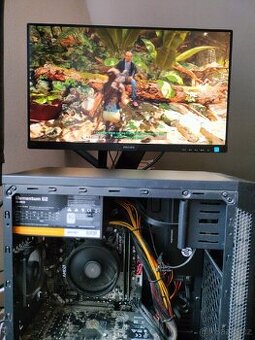 Herní/Pracovní PC s RX 570, Ryzen 3, SSD + HDD, 8 GB RAM
