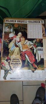 Cedule Plzeňský Prazdroj kalendář