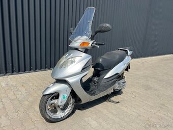 Daelim Otello 125, pravidelný servis, nová STK, velké plexi