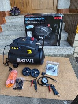 Prodám NEPOUŽITÝ Bezolejový kompresor ROWI DKP 1200/24/1 OF