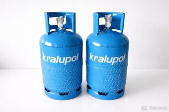 Plynová láhev čistý propan plná zaplombovaná