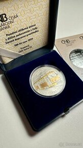 Stříbrná mince 500 Kč Tramvaj ČKD Tatra T3 BK