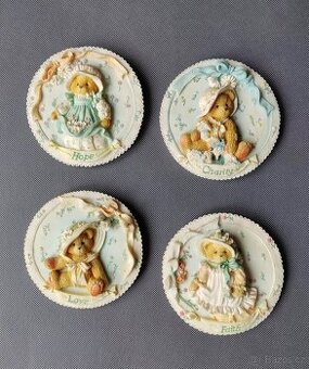 Sada nástěnných plaket Enesco "Cherished Teddies" Teddy Be