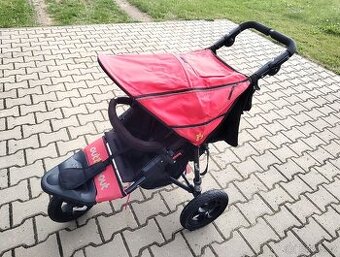 Kočárek OUTnABOUT Nipper single red červený včetně pláštěnky