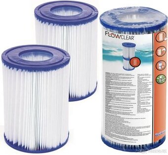 Náhradní kartušová filtrační vložka - typ Bestway II (set 2