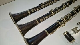 3x starý klarinet