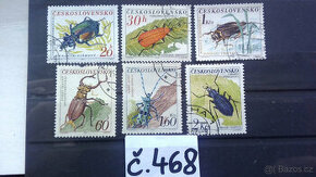 poštovní  známky č.468