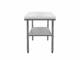 Pracovní nerezový stůl s polyetylénovou deskou 40x40 cm