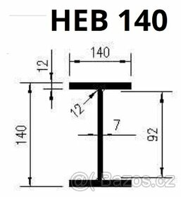 ocelový profil HEB140