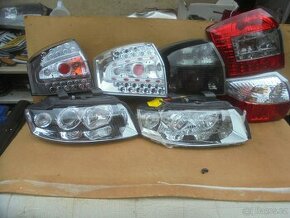 AUDI A4 ,8E - přední čirá optika ANGEL EYES s XENON D1S