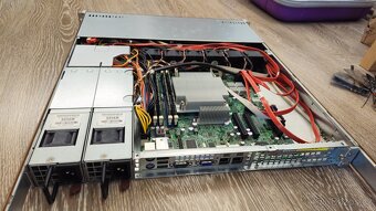 Supermicro 1U SC813M, X9SCL-F-O, E3-1220L, 32GB ECC, 2xPSU