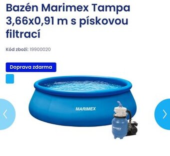 Bazen Mountfield 3,66m. X91cm