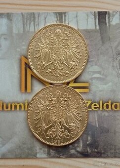 Zlaté RU 20koruny bz František Josef I..