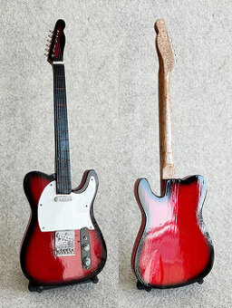 Miniatura elektrické kytary Tele Caster (25cm)