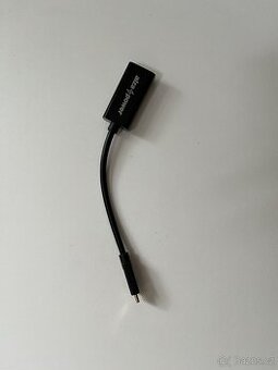 AlzaPower USB-C (M) na HDMI 2.0 4K 60Hz (F) 0.1m matná černá