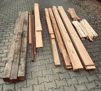 dřevo, palet postel, trámy, fošny