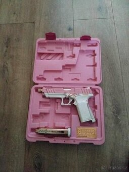 Airsoft pistole qnq gtp9 ružova
