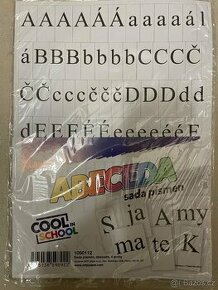 Sada písmen a slabik 1. třída
