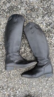 Prodám kožené vysoké jezdecké boty Hobo 41