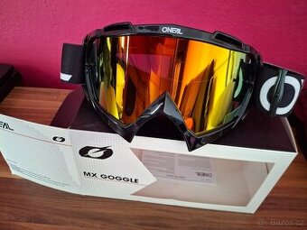 🕶️ O’Neal B‑10 Pixel – stylové MX/MTB brýle (černo-bílé, Ra
