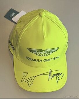Podepsaná kšiltovka F1 Aramco Fernando Alonso - 1