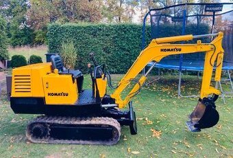 Japonský minibagr 1.2tuny Komatsu, diesel