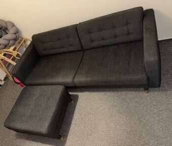 Pohovka LANDSKRONA 3 s podnožkou