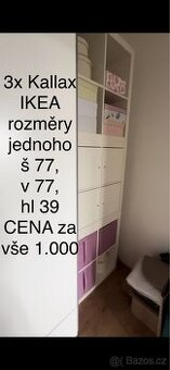 Rezervováno - Kallax police IKEA